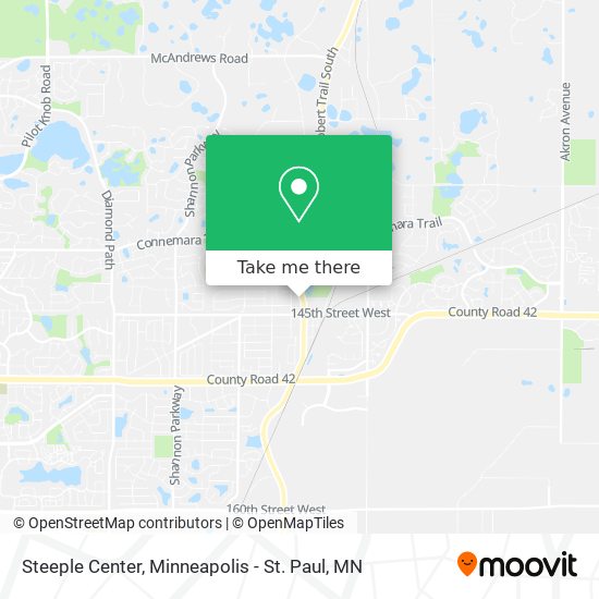 Steeple Center map
