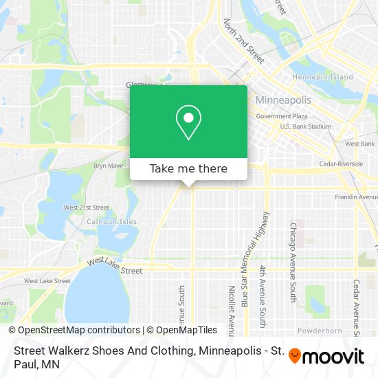 Street Walkerz Shoes And Clothing map