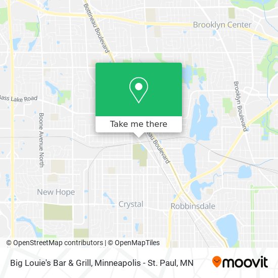 Big Louie's Bar & Grill map