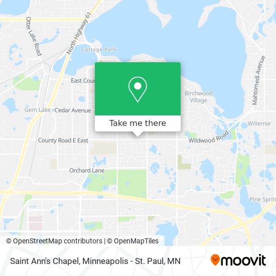 Mapa de Saint Ann's Chapel