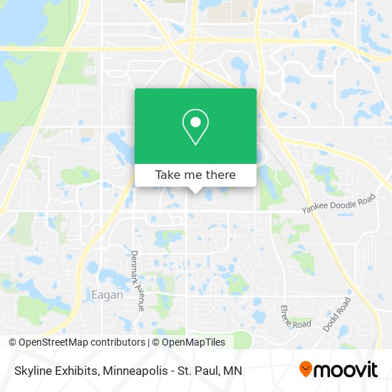 Skyline Exhibits map