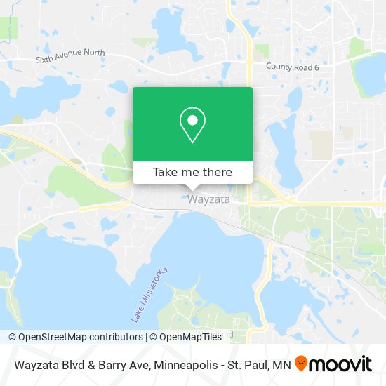 Wayzata Blvd & Barry Ave map