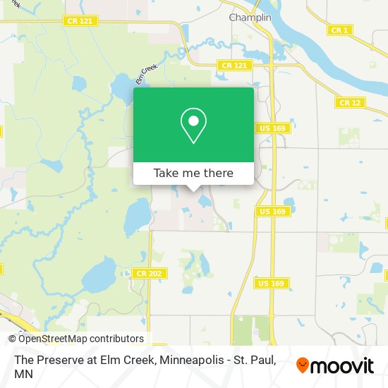 The Preserve at Elm Creek map