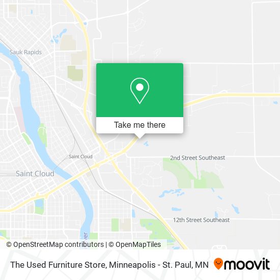 The Used Furniture Store map