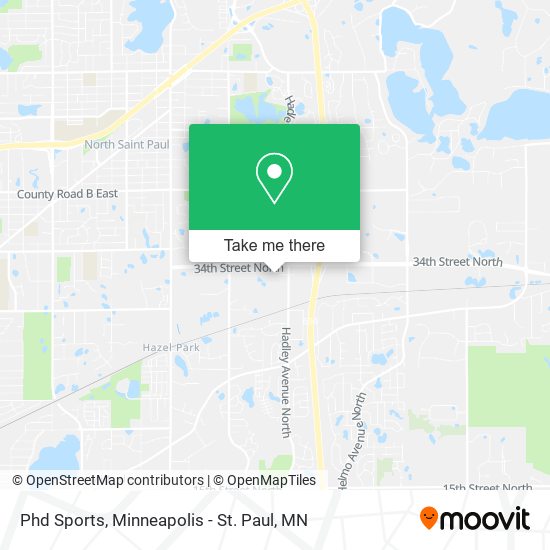 Phd Sports map