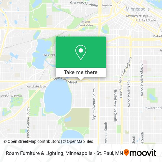 Roam Furniture & Lighting map