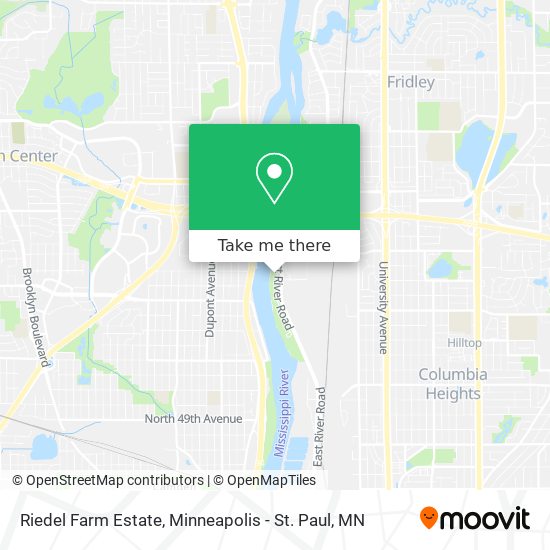 Riedel Farm Estate map