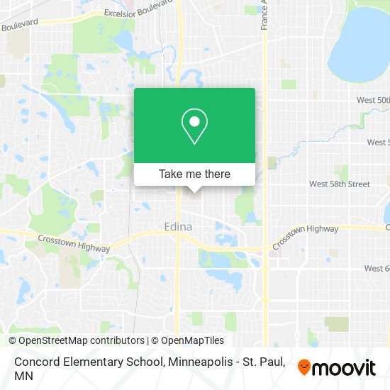 Concord Elementary School map