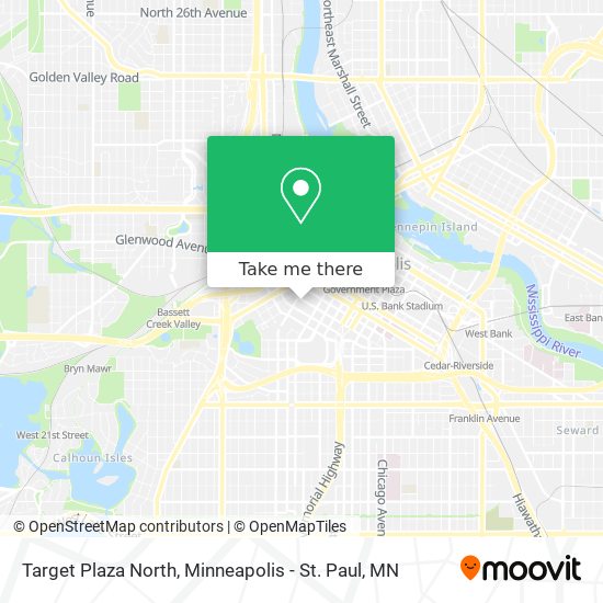 Target Plaza North map