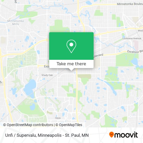 Unfi / Supervalu map