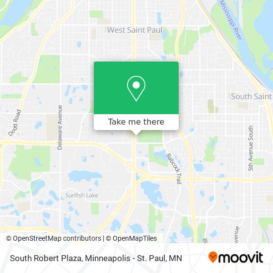 South Robert Plaza map