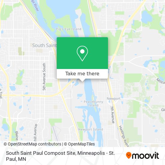 South Saint Paul Compost Site map