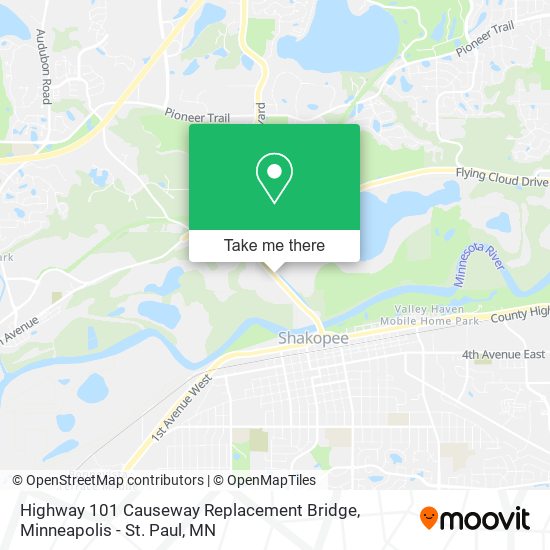 Highway 101 Causeway Replacement Bridge map