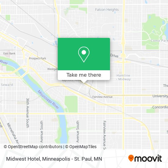 Midwest Hotel map