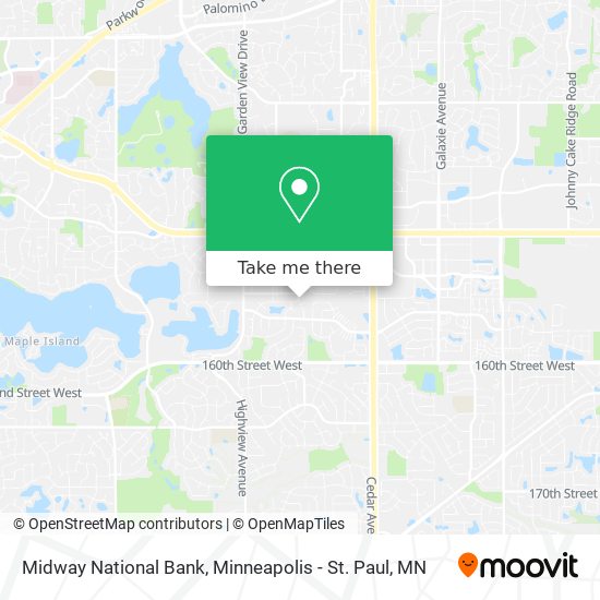 Midway National Bank map