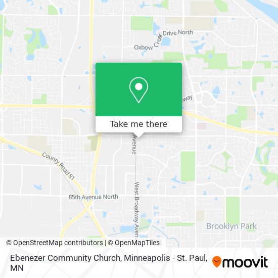 Ebenezer Community Church map