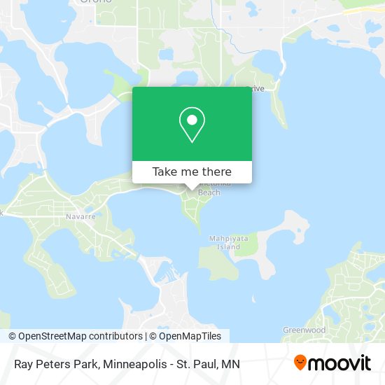 Ray Peters Park map