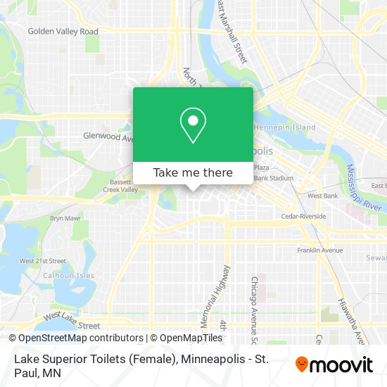 Lake Superior Toilets (Female) map