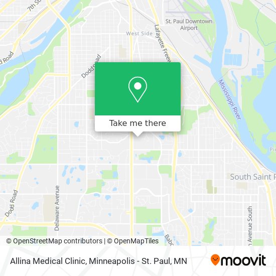 Mapa de Allina Medical Clinic