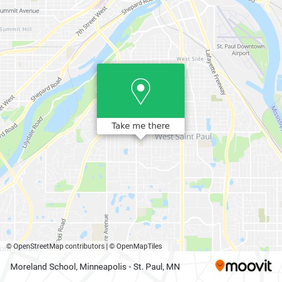 Moreland School map