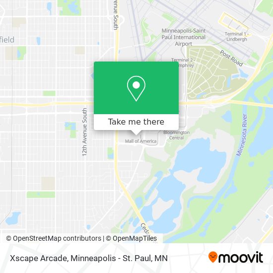 Xscape Arcade map