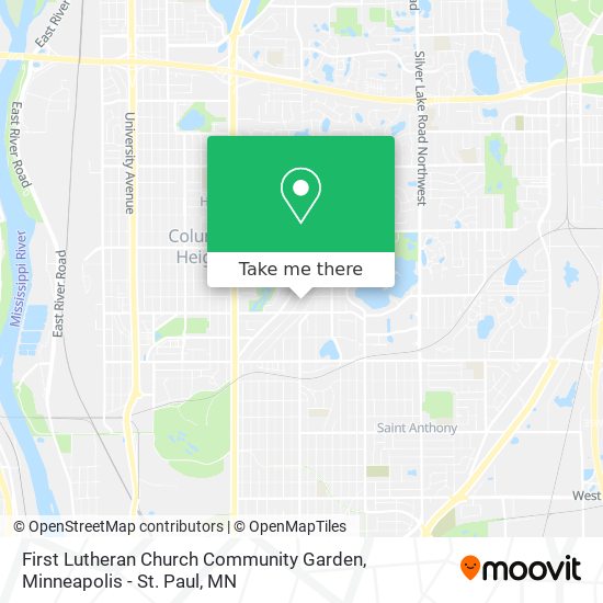 First Lutheran Church Community Garden map