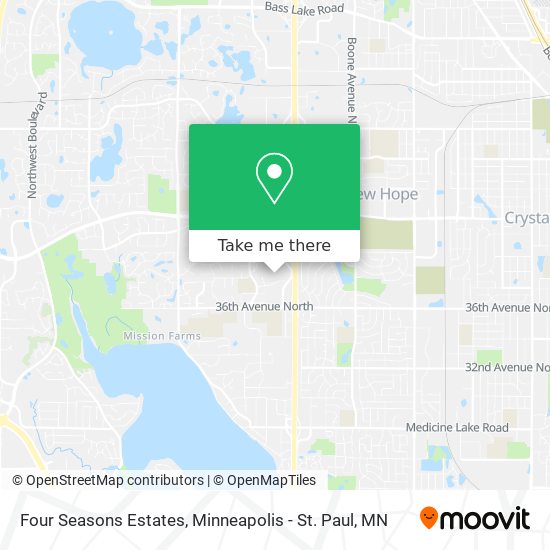 Four Seasons Estates map