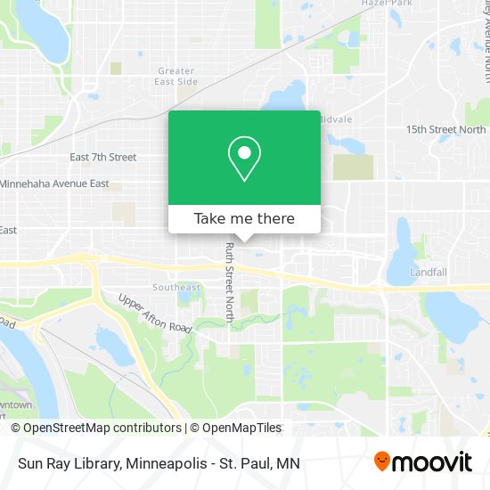Sun Ray Library map