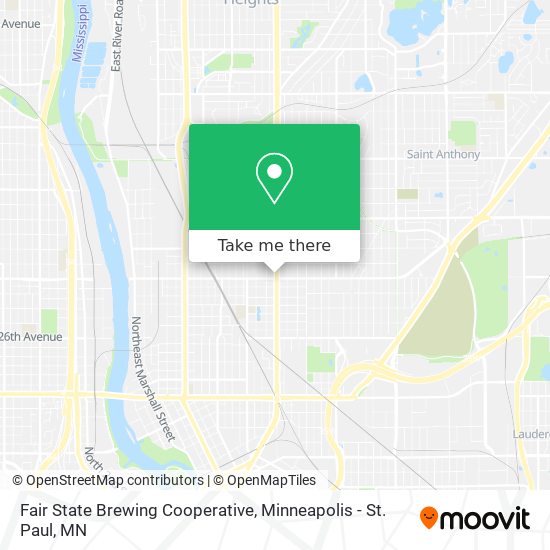 Fair State Brewing Cooperative map