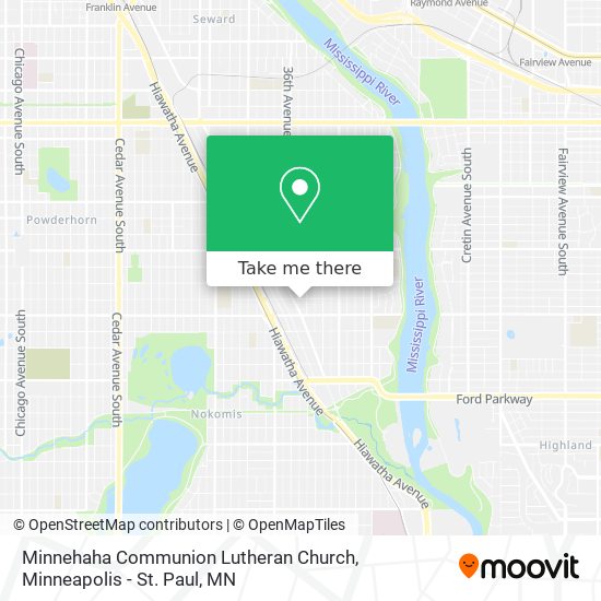 Mapa de Minnehaha Communion Lutheran Church