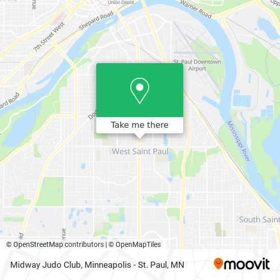Mapa de Midway Judo Club
