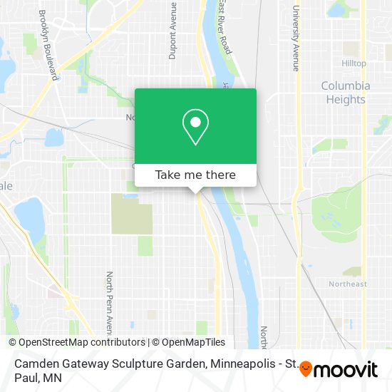 Mapa de Camden Gateway Sculpture Garden