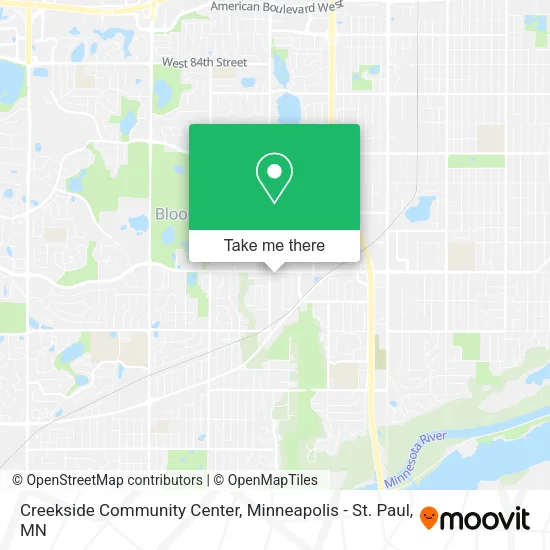 Mapa de Creekside Community Center