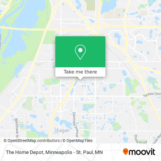 Mapa de The Home Depot