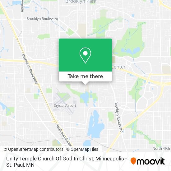 Unity Temple Church Of God In Christ map