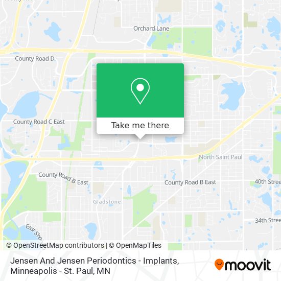 Mapa de Jensen And Jensen Periodontics - Implants