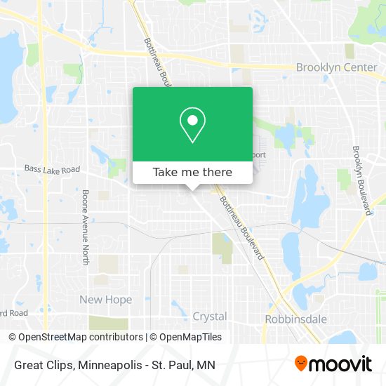 Great Clips map