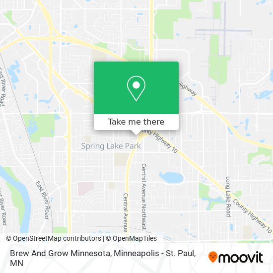Brew And Grow Minnesota map