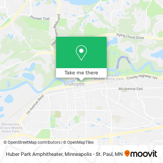 Mapa de Huber Park Amphitheater