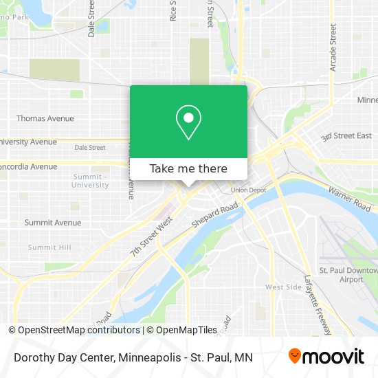 Mapa de Dorothy Day Center
