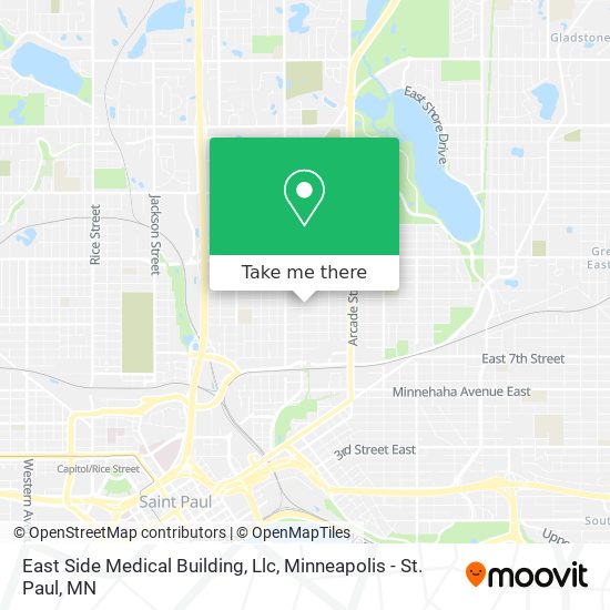 Mapa de East Side Medical Building, Llc