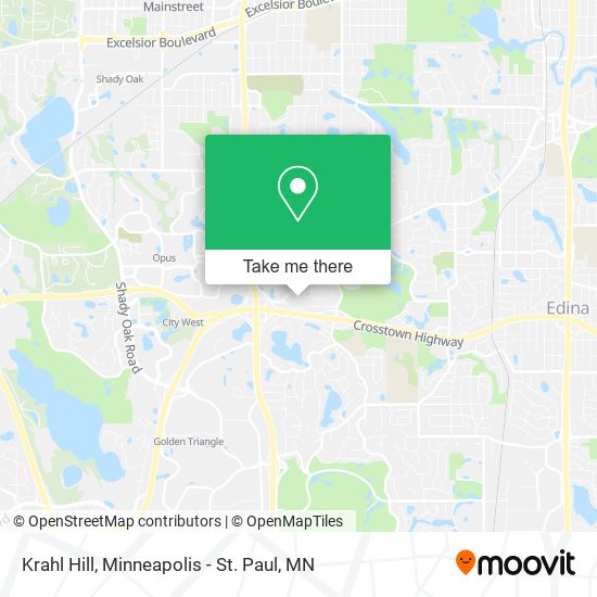 Krahl Hill map
