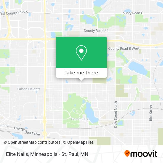 Elite Nails map