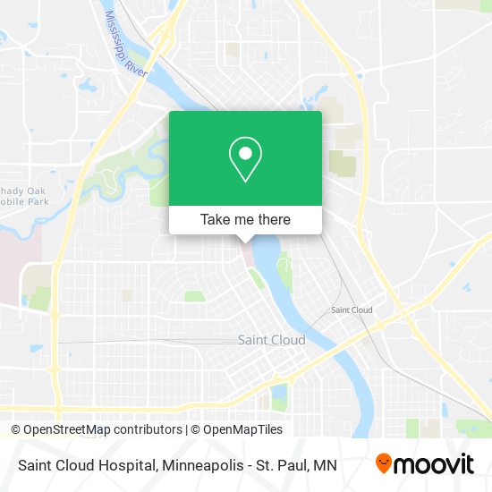 Saint Cloud Hospital map