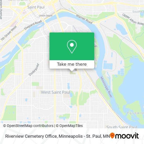 Mapa de Riverview Cemetery Office