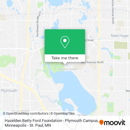 Hazelden Betty Ford Foundation - Plymouth Campus map