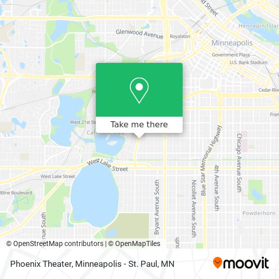 Phoenix Theater map