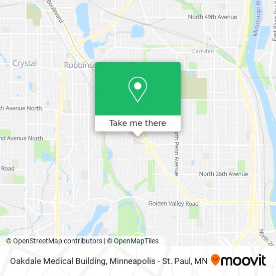 Mapa de Oakdale Medical Building