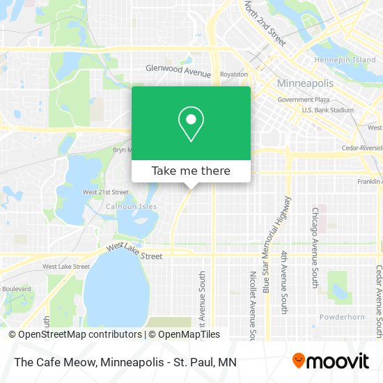 Mapa de The Cafe Meow