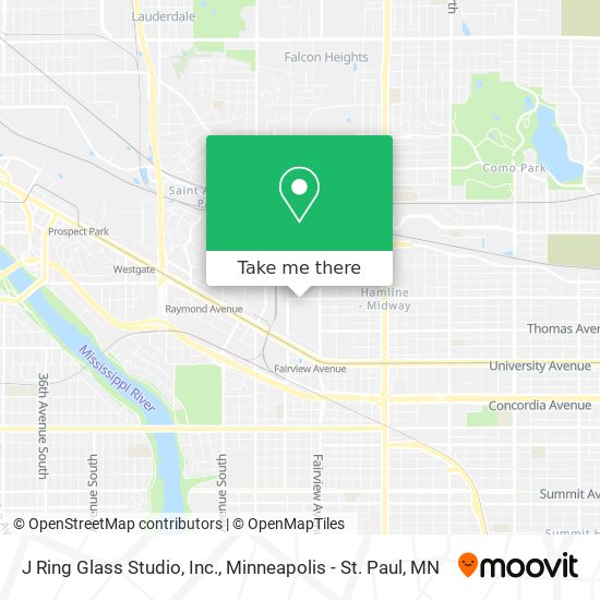 J Ring Glass Studio, Inc. map